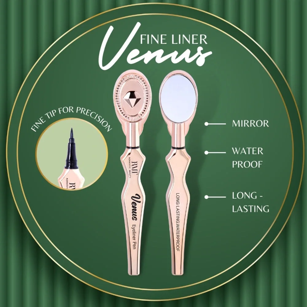Romantic Beauty Venus Fine Line Eyeliner Pen in Black